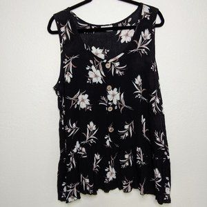 Free Kisses Floral Tank